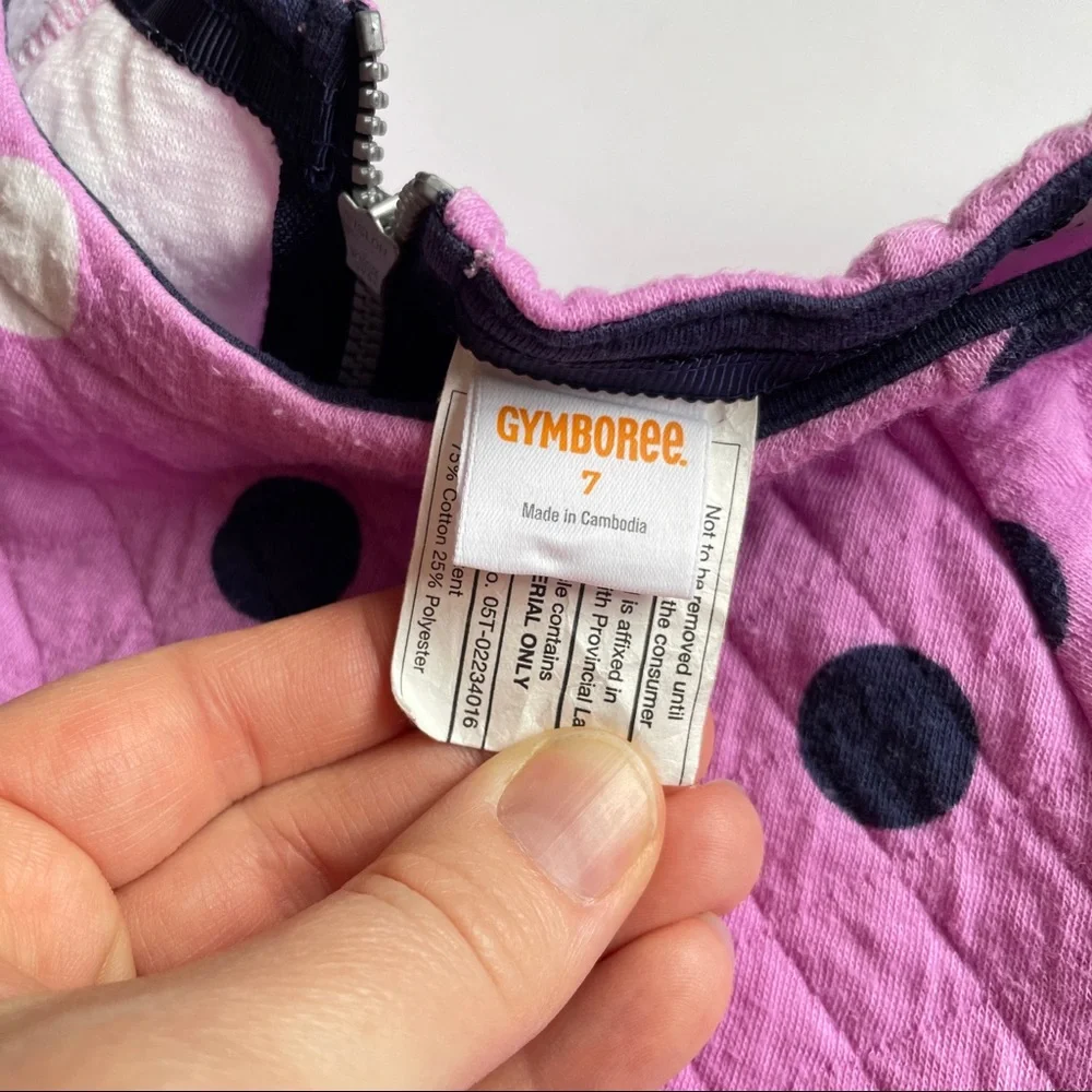 Gymboree Tails of the City Polka dot dress